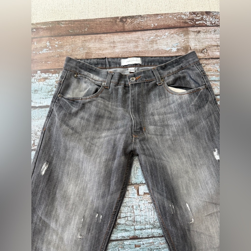 Paper Denim & Cloth Men's Faded Black Jeans